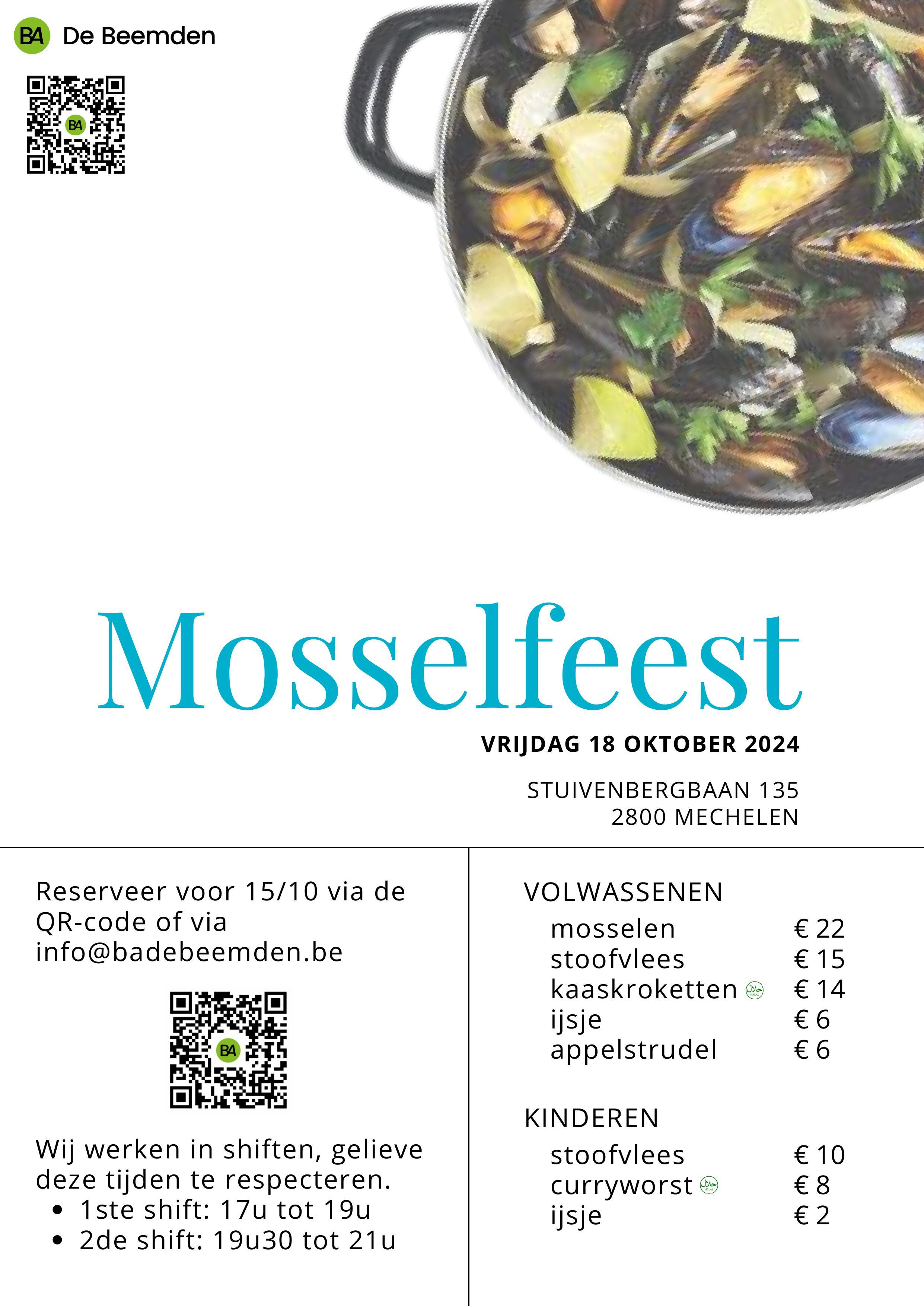 Lekkere mosseltjes voor iedereen...